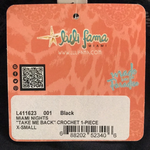 Luli Fama Take Me Back Crochet One Piece - Picture 14 of 16